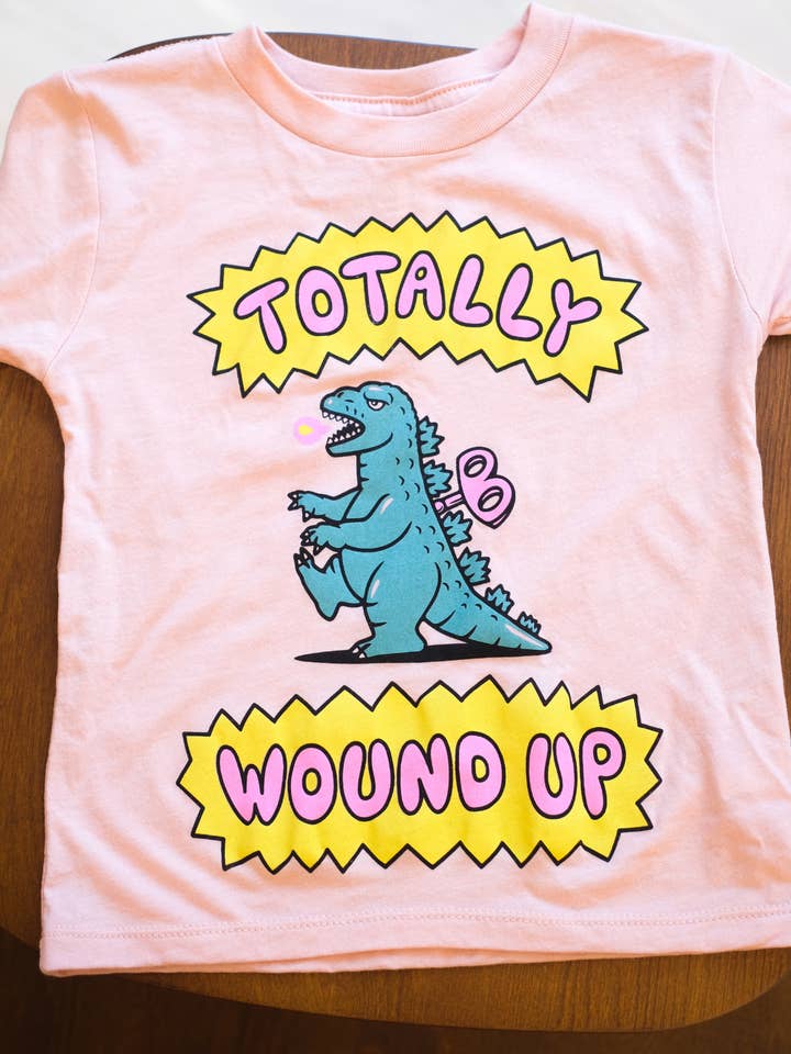 Ambitious Kids - Wholesale Screen Printed T-Shirt - Kids - Totally Wound Up | Kids Graphic Tee0