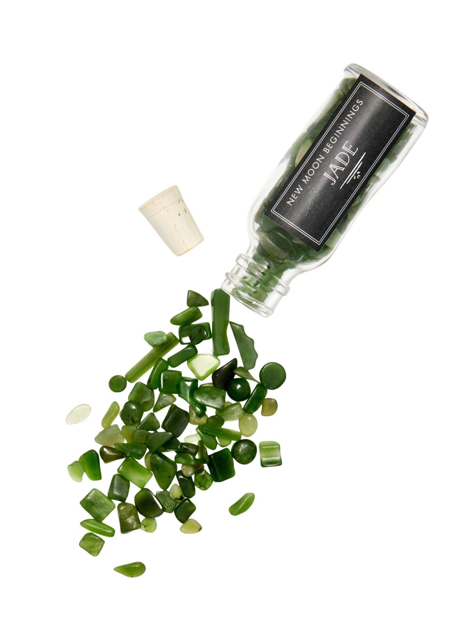 New Moon Beginnings - Wholesale Spiritual Stone/Crystal - Natural Gemstone Chips in a Bottle -70 stone types available14