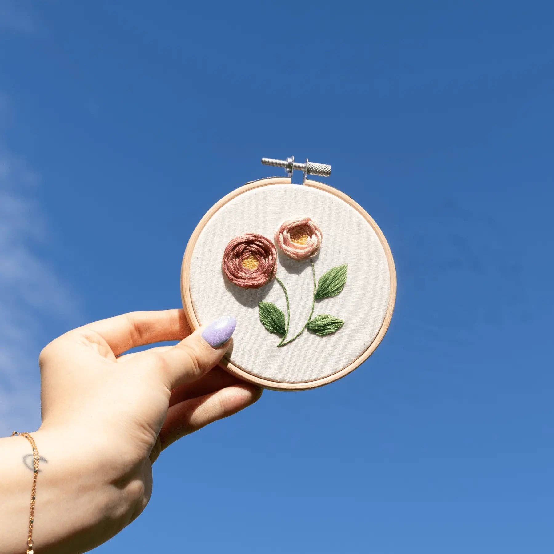 Craft Club - Wholesale Embroidery/cross-stitch supplies - FLORAL MINIS - Embroidery Kit6