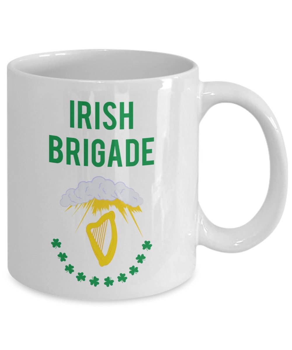 CustomHappy - Wholesale Coffee Mug - Irish Brigade Mug - Funny Tea Hot Cocoa Coffee Cup1