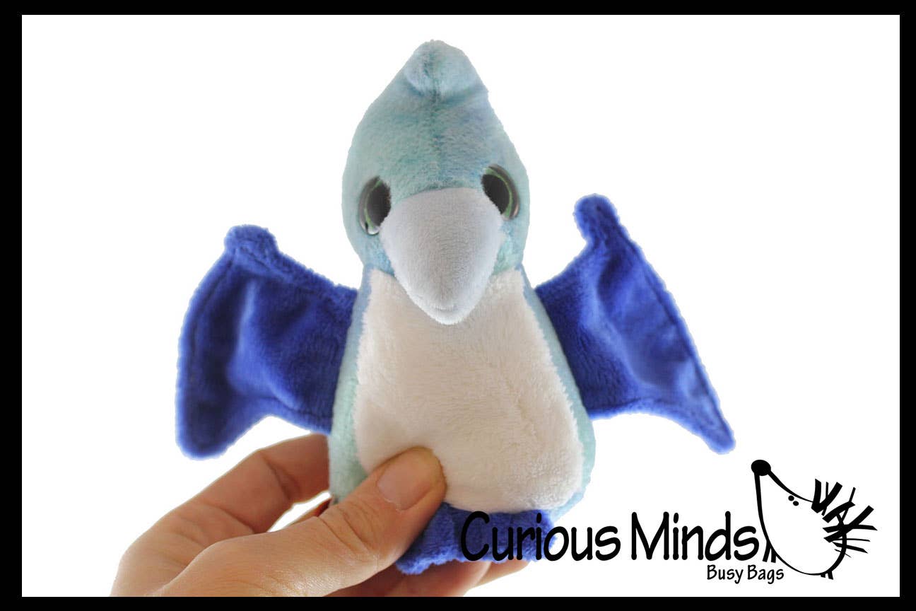 Curious Minds Toys - Venta al por mayor Peluche - Niños y bebés - 1 bonito peluche de dinosaurio pterodáctilo para bebés, adorable1