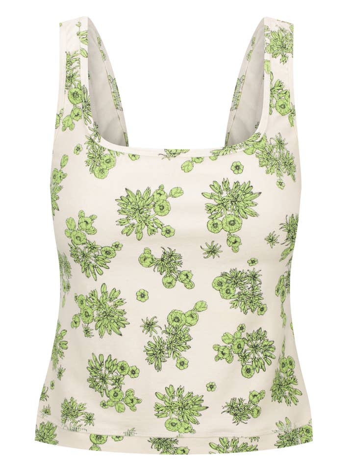 Petal Mountain Hemp Tank - Natural for wholesale by Shapes In The Sand