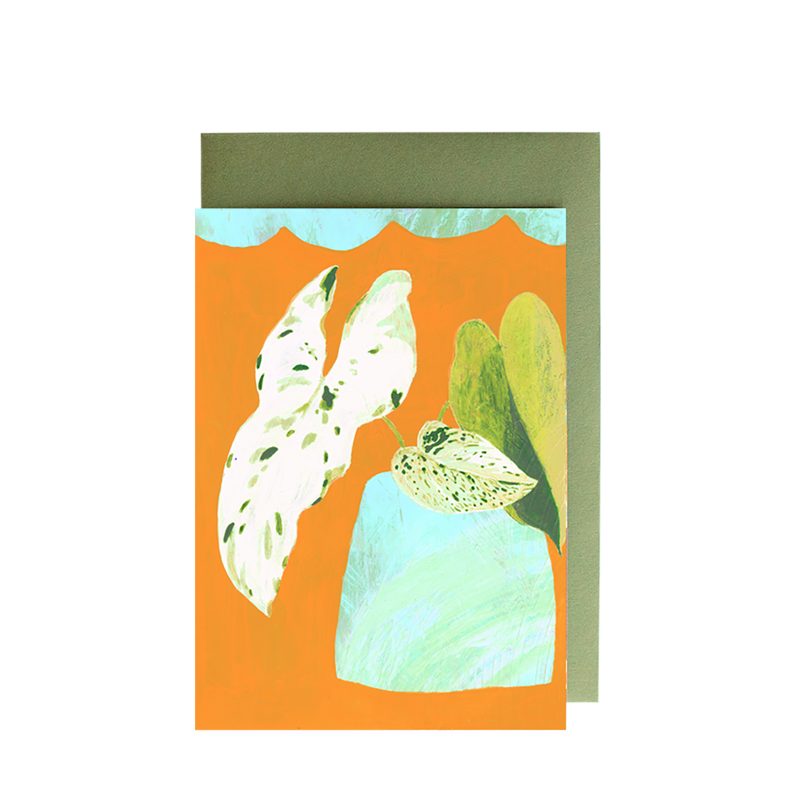 Georgie Daphne - Wholesale Everyday Greeting Card - Philodendron Greeting Card0