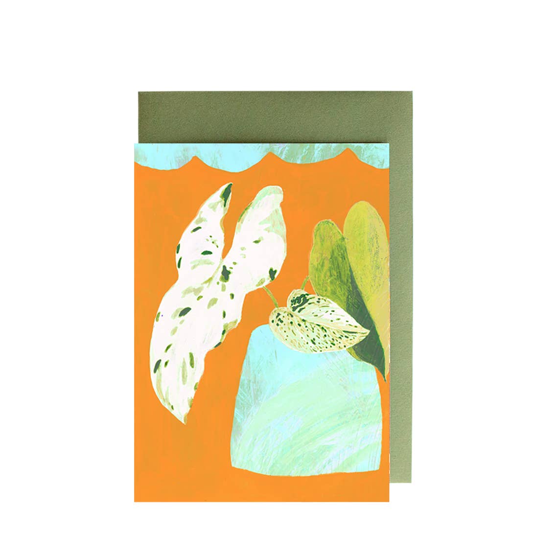 Georgie Daphne - Wholesale Everyday Greeting Card - Philodendron Greeting Card