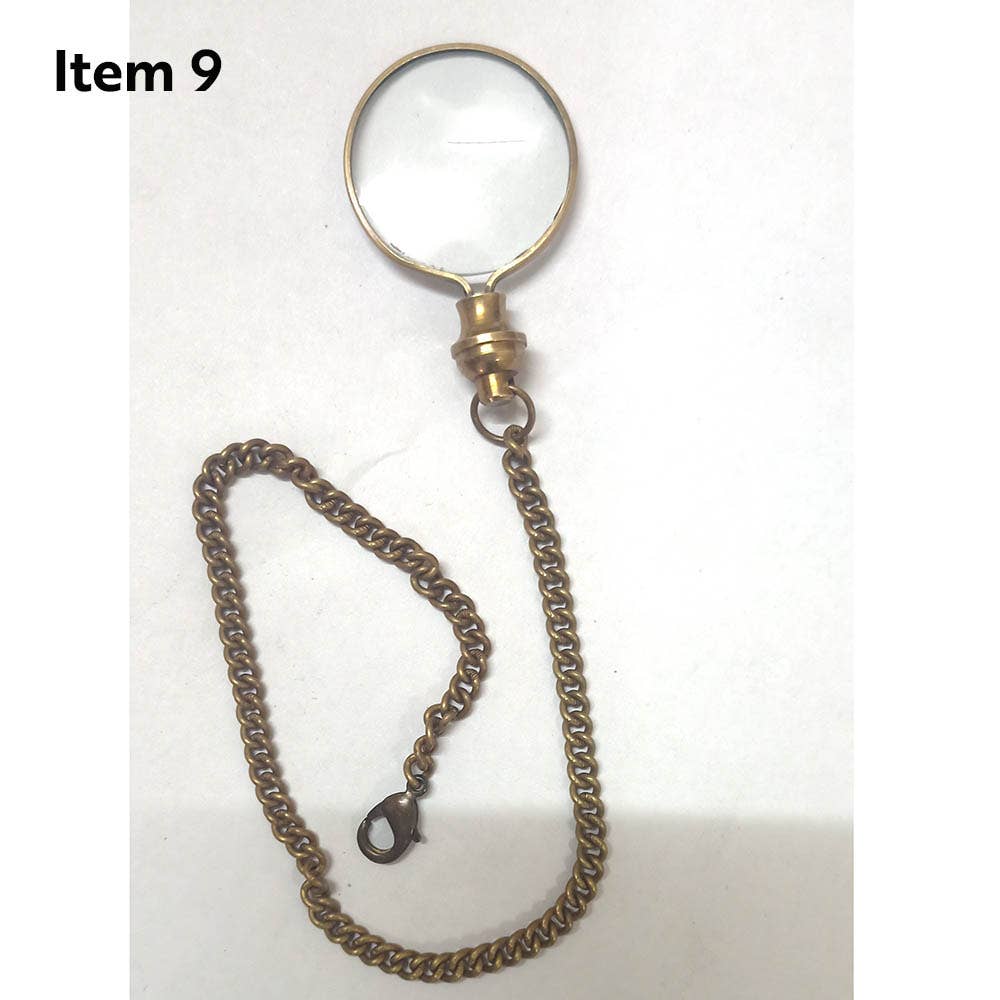 HHH Designs - Wholesale Magnifying Glass - 29mm The Cartographer’s Pocket Lens, 10' chain, each3