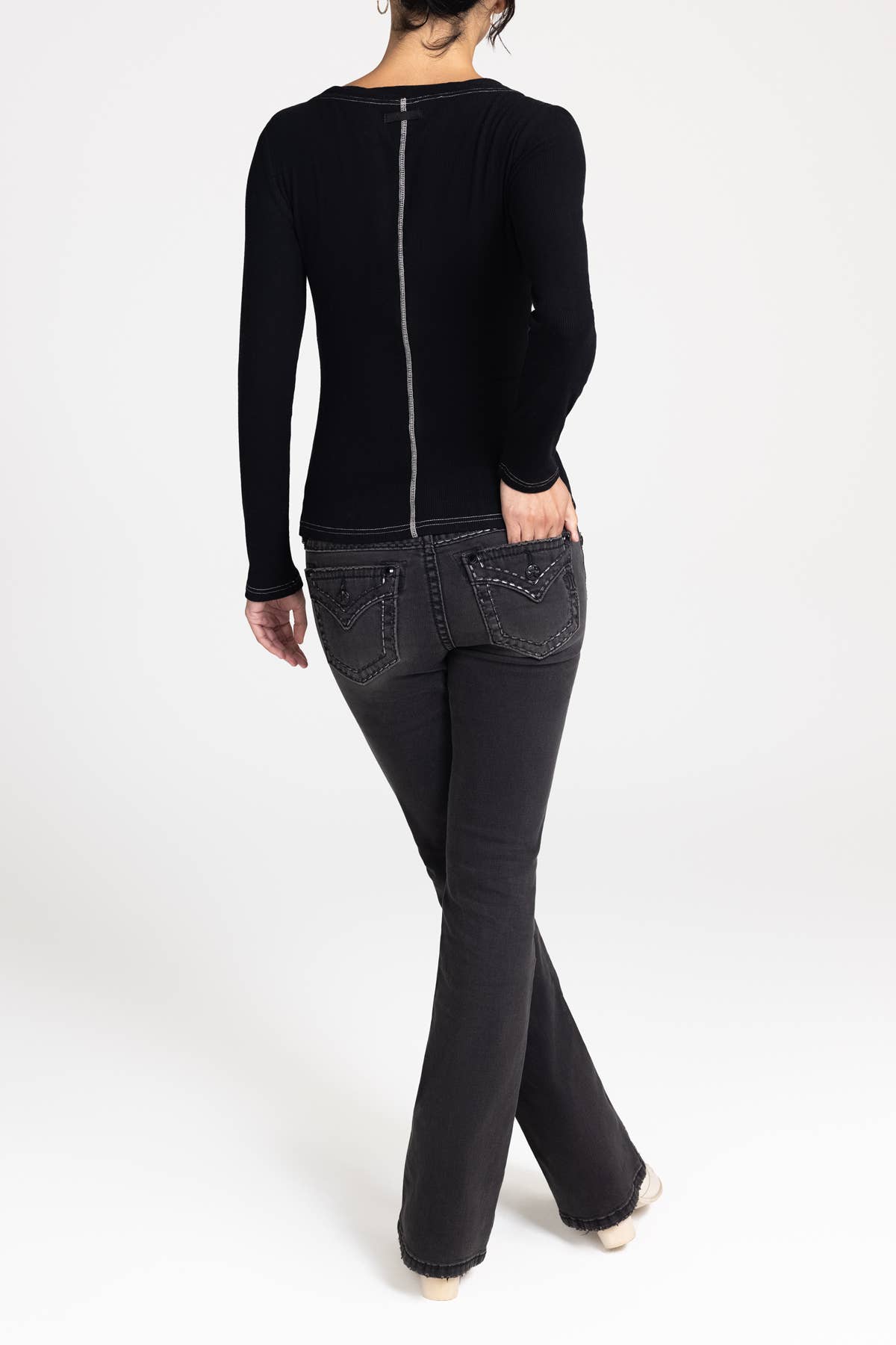 Miss Me - Wholesale Knit Top - Women's - MT3251L- LONG SLEEVE TOP4