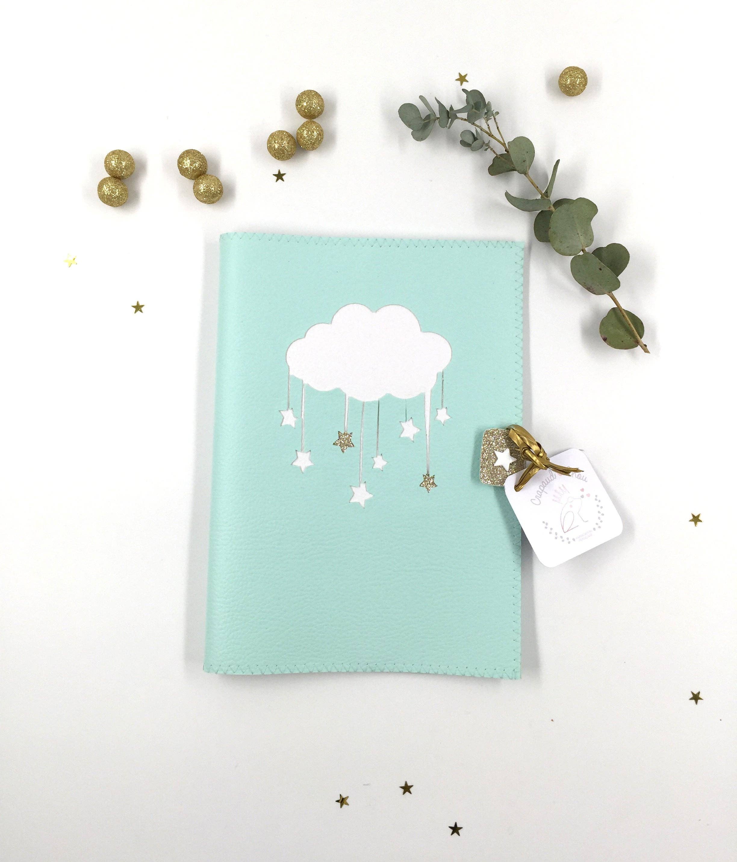 Crapaud Chou – Engroshandel Bogomslag – Mint Cloud omslag i kunstlæder til sundhedsbog2