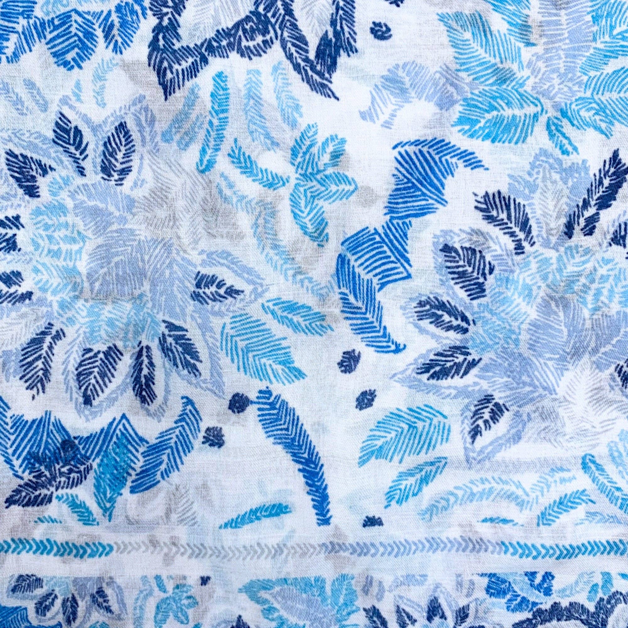 Lili Scarves (US Duty Free) – wholesale Scarf – Women's – Summer Leaves Print Scarf12