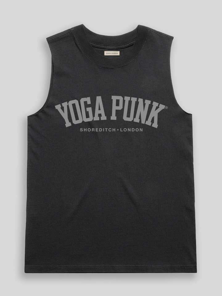 Débardeur Yoga Punk Faded Rocker pour la vente par Eden Ashram