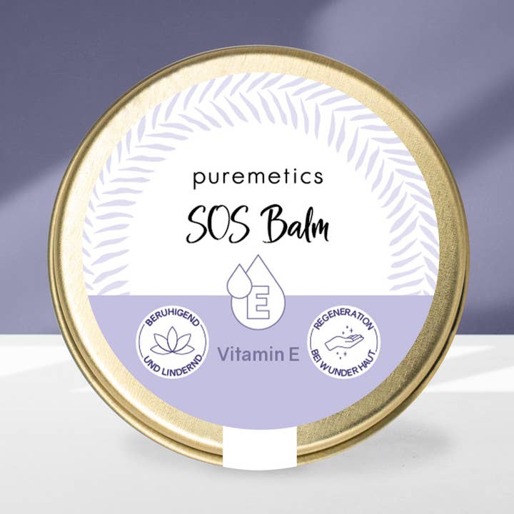 SOS Balm 'vitamin E' for wholesale by puremetics GmbH