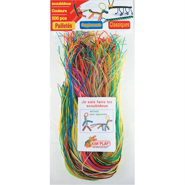 Pack of 500 Scoubidous for wholesale by TSJJ