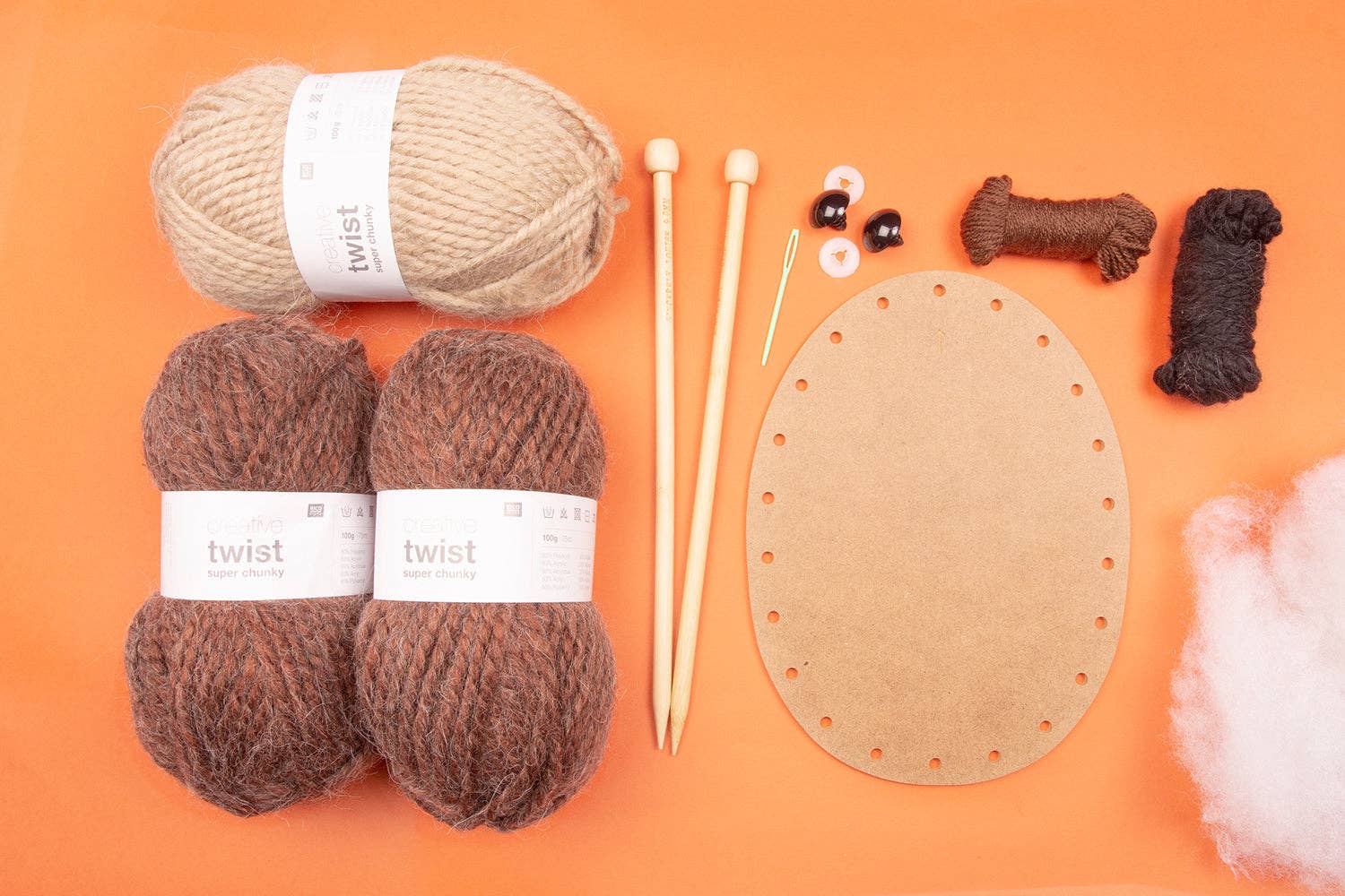 Sincerely Louise - Wholesale Craft Sewing Kit - Giant Moose Head Knitting Kit4