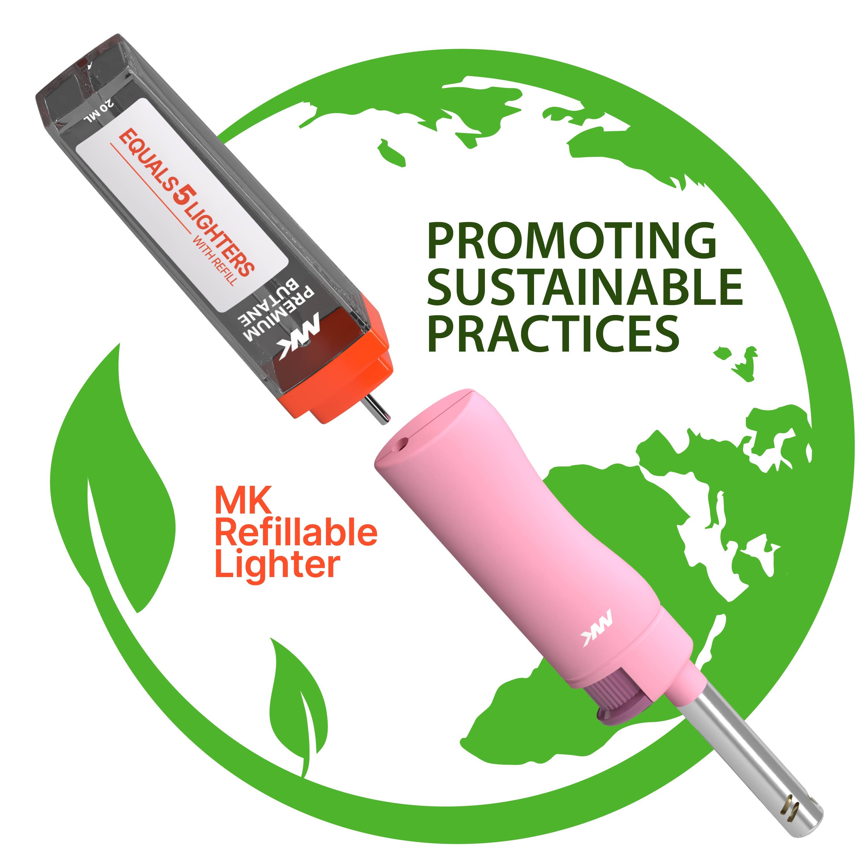 MK Lighter Company – Engroshandel Lighter – MK Lighter Range Serie, H Sæt, Vindbestandig Flamme 50 stk.10