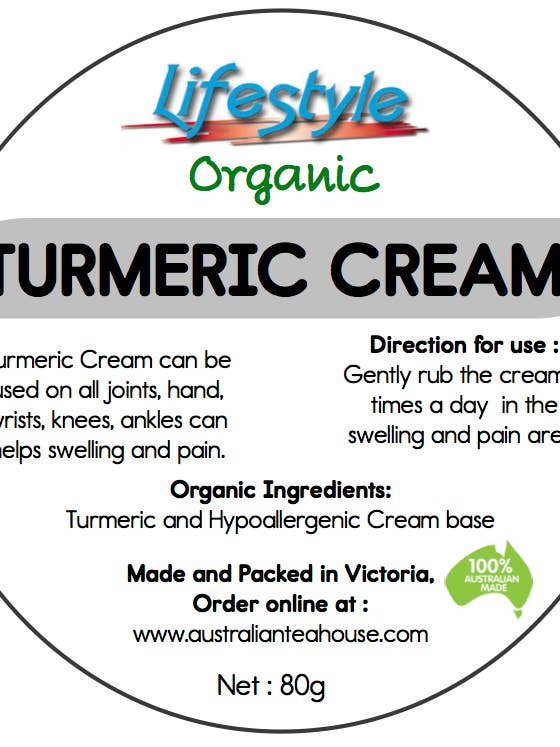 Turmeric Cream - 80g for wholesale by Australian Tea House