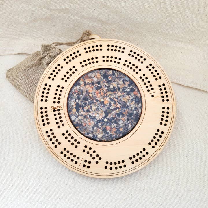 Maine Shellware - Wholesale Board Game - 7" Shell Cribbage Boards15