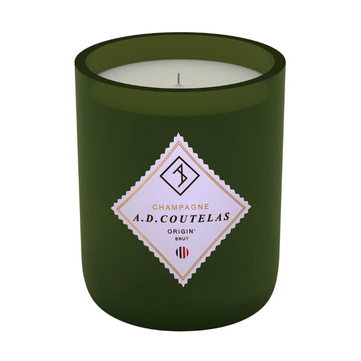 Bougie parfumée de luxe A.D. Coutelas Origin Brut pour la vente par Luxury Sparkle
