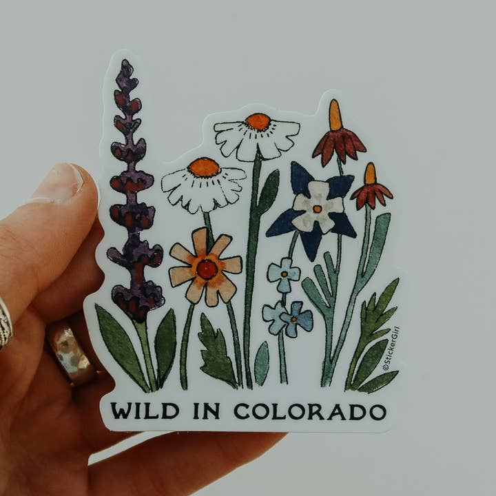 Vild i Colorado Vinylklistermärke för wholesale av Sticker Girl