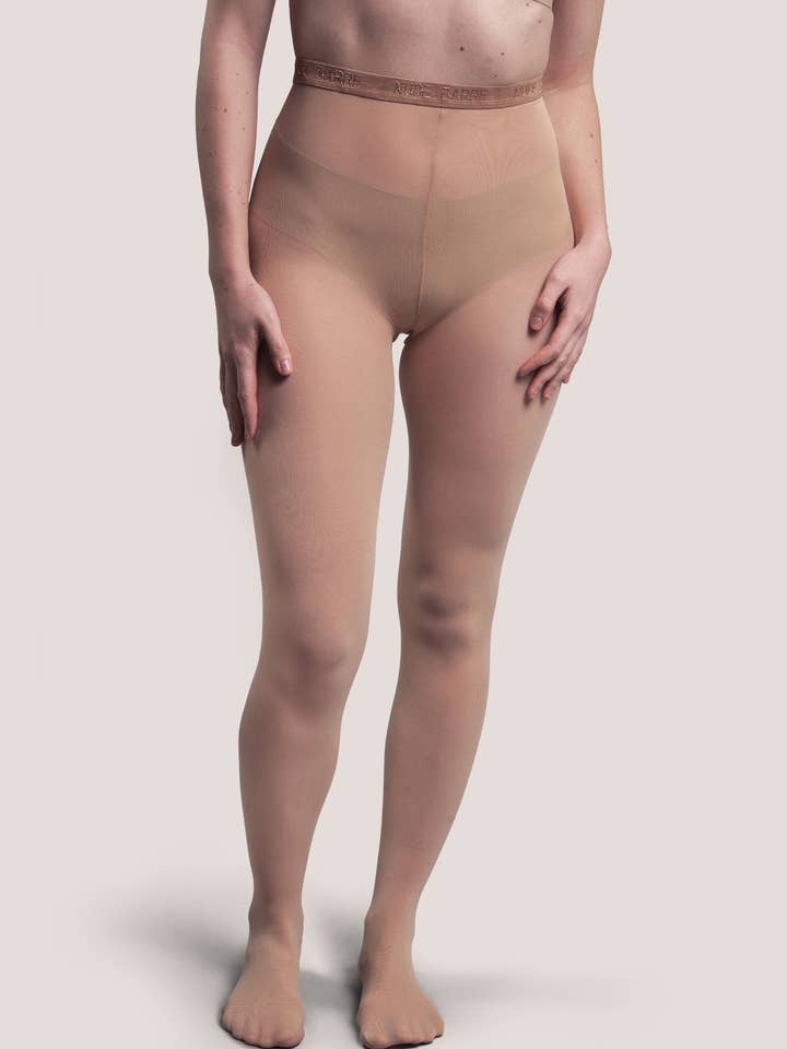 Nude Barre - Vendita all'ingrosso Collant - Donna - Collant opachi con piedi per bambini4
