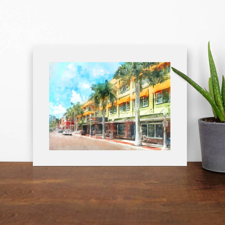 Tirages d'art pour juniors, Fort Myers /Sanibel FL, First Street pour la vente par G.O.A.T House of Creative