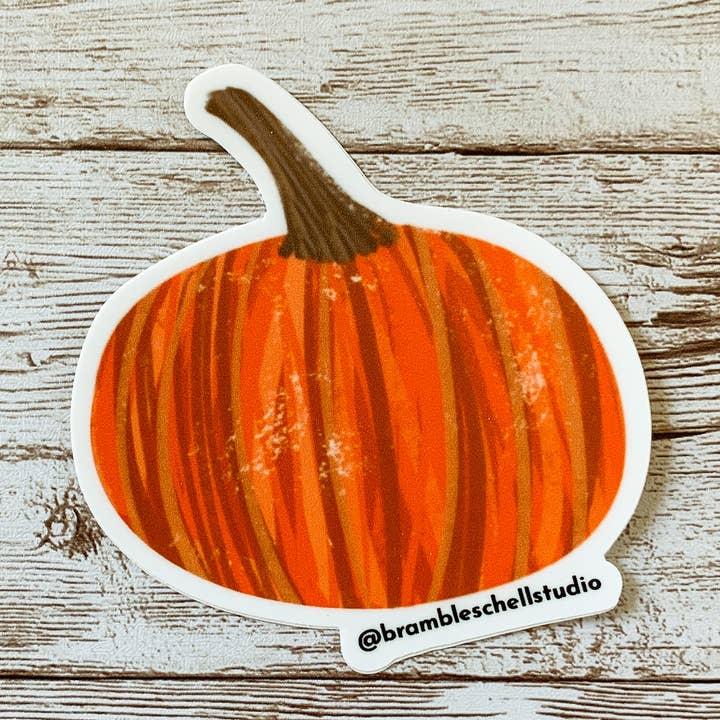 Græskar Sticker for engroshandel hos Bramble Schell Studio