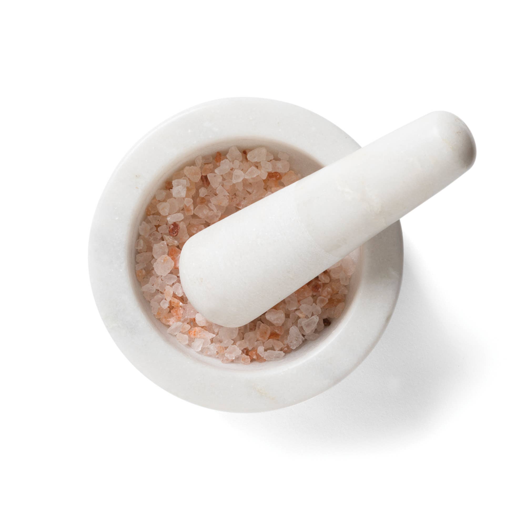 Fox Run Brands - Wholesale Mortar & pestle - Fox Run Marble Mortar and Pestle, White, 4.7" x 2.4"2