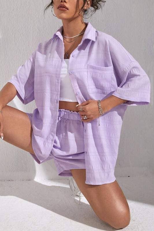Fashion Combination - Wholesale Top & Skirt Set - Women's - shirt and shorts set7