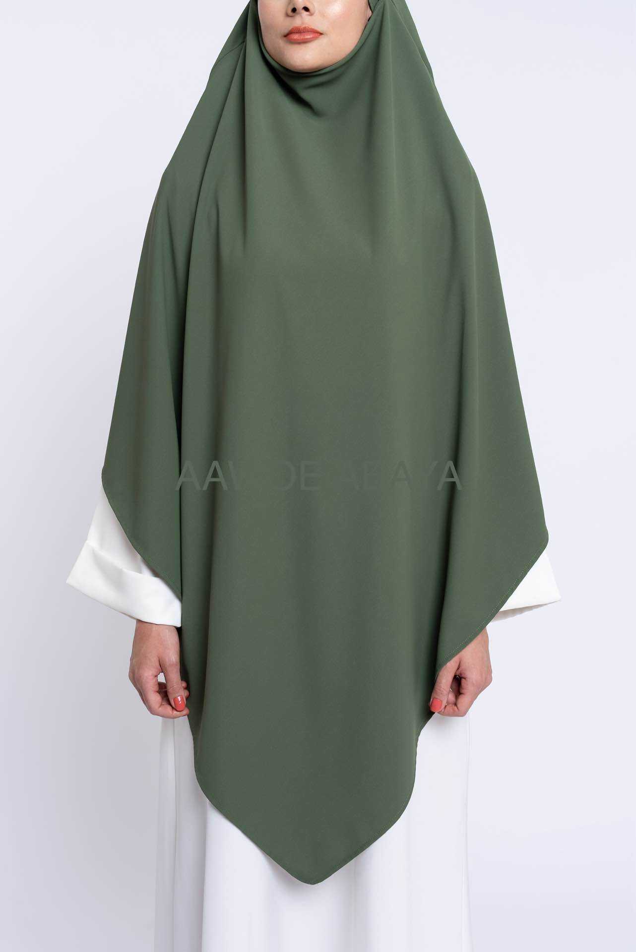 Aawoe Abaya - Vente Hijabs – femme - Khimar Maya Long Pointu - 2143-KH19