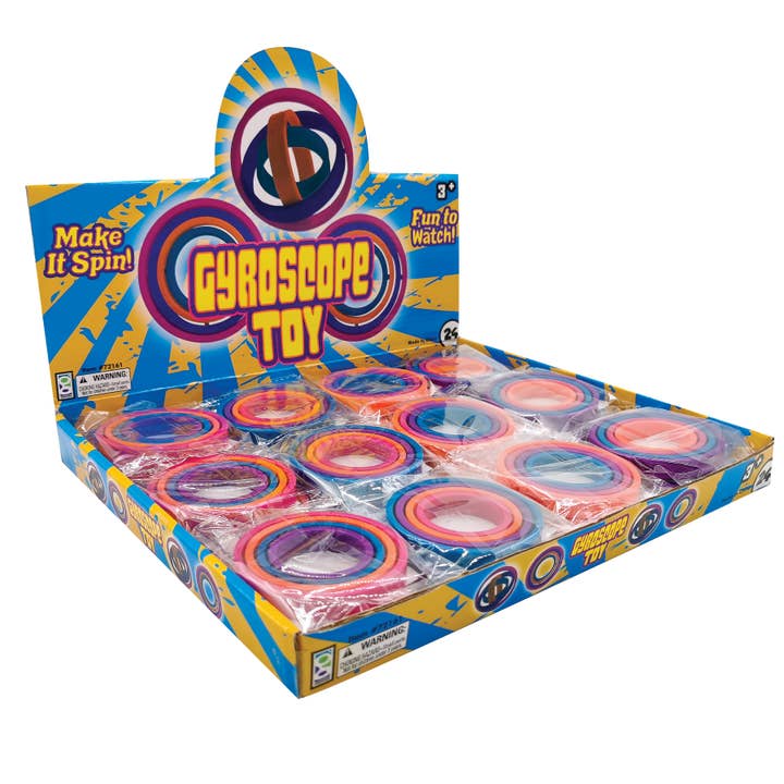 Geddes - Wholesale Classic Toy - Kids - GYROSCOPE TOY 24/DSP