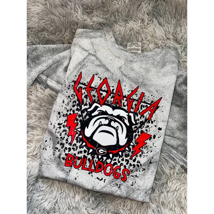 Comfort-farver farve blast Georgia game day sweatshirt for engroshandel hos Davis Designs