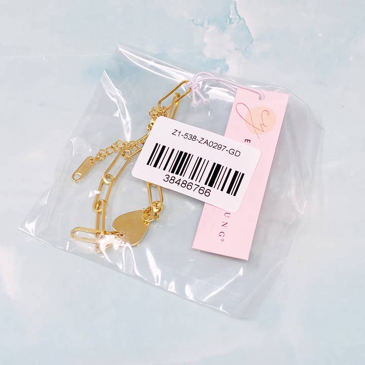 Ellison+Young - Wholesale Charm/Dangle Bracelet - You Are My Side Heart Bracelet