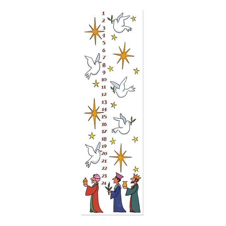 Alison Gardiner Designs – wholesale Tapered candle/candlestick – Wise Men Christmas Dinner Advent Candle2