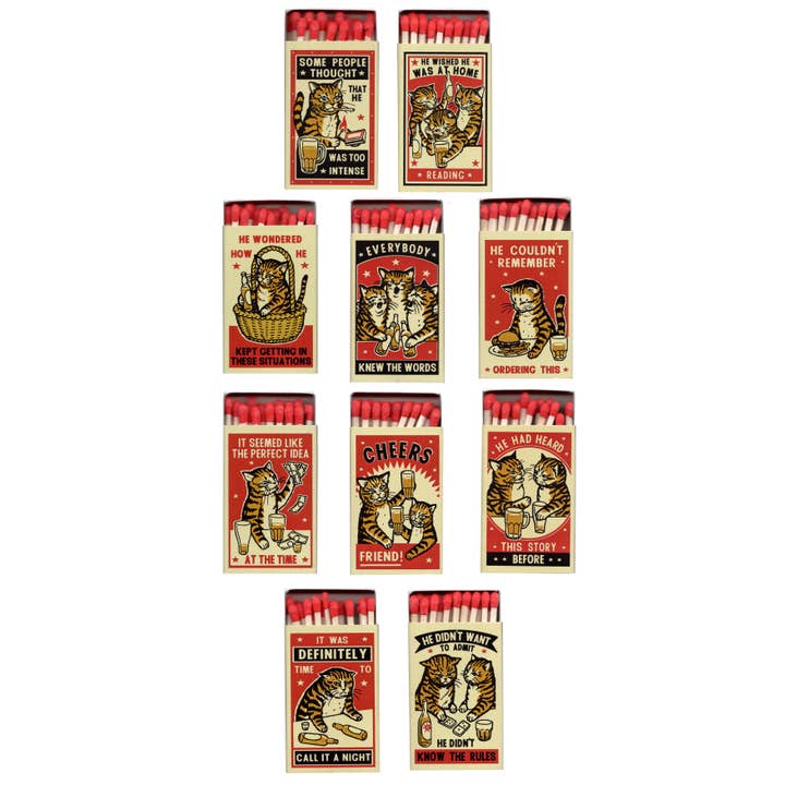 Ravi Zupa Arts – wholesale Matches – Strike Your Fancy Matchbox Set