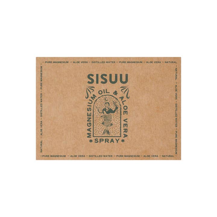 SISUU - Wholesale Retailer Display - Beauty & Wellness - Magnesium Oil Spray A6 Information Cards for Customers