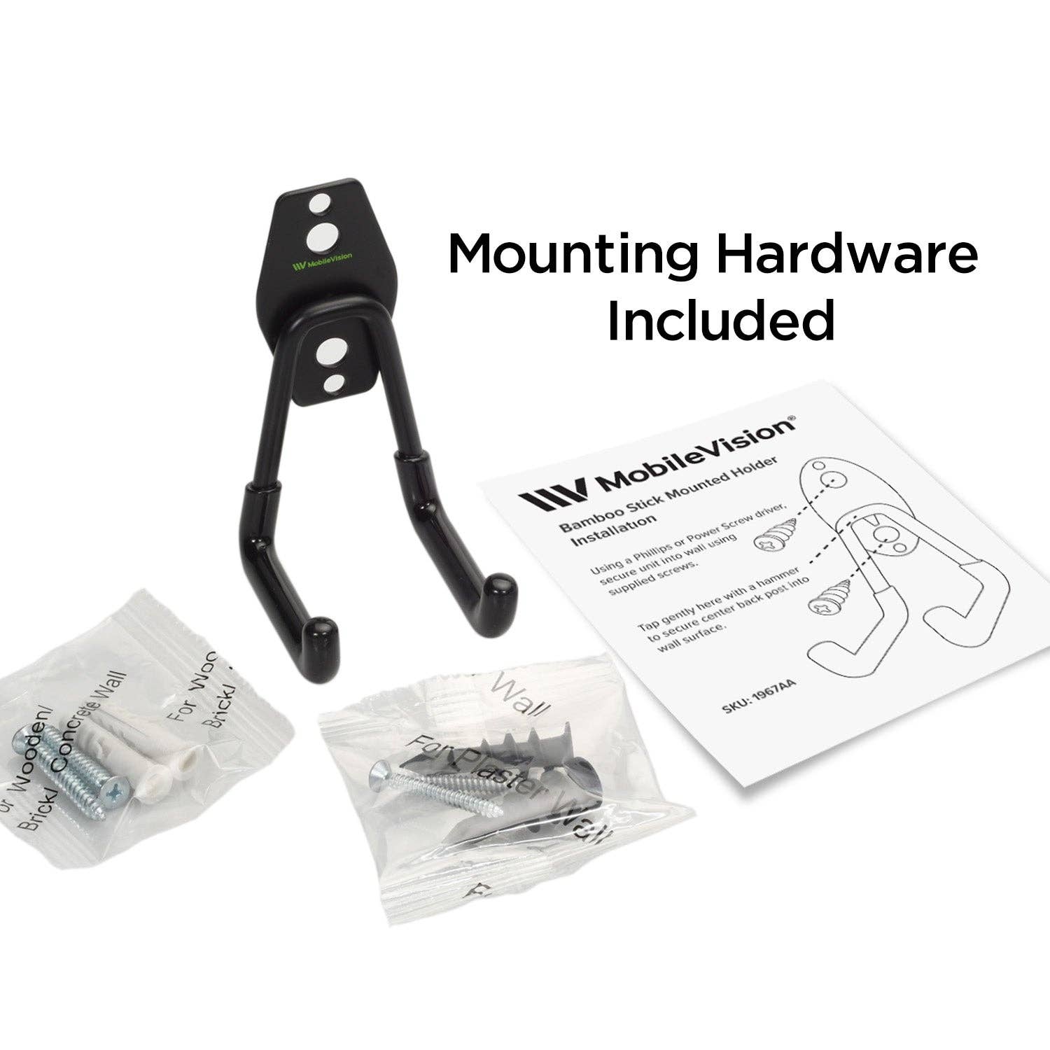 MobileVision - Wholesale Kitchen Storage/Organizer - U-Hook for Bamboo Stick Storage3