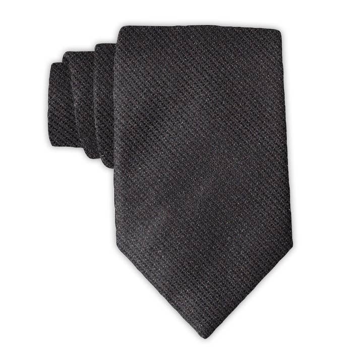 Grenadine Black - Neckties for wholesale by Beau Ties of Vermont
