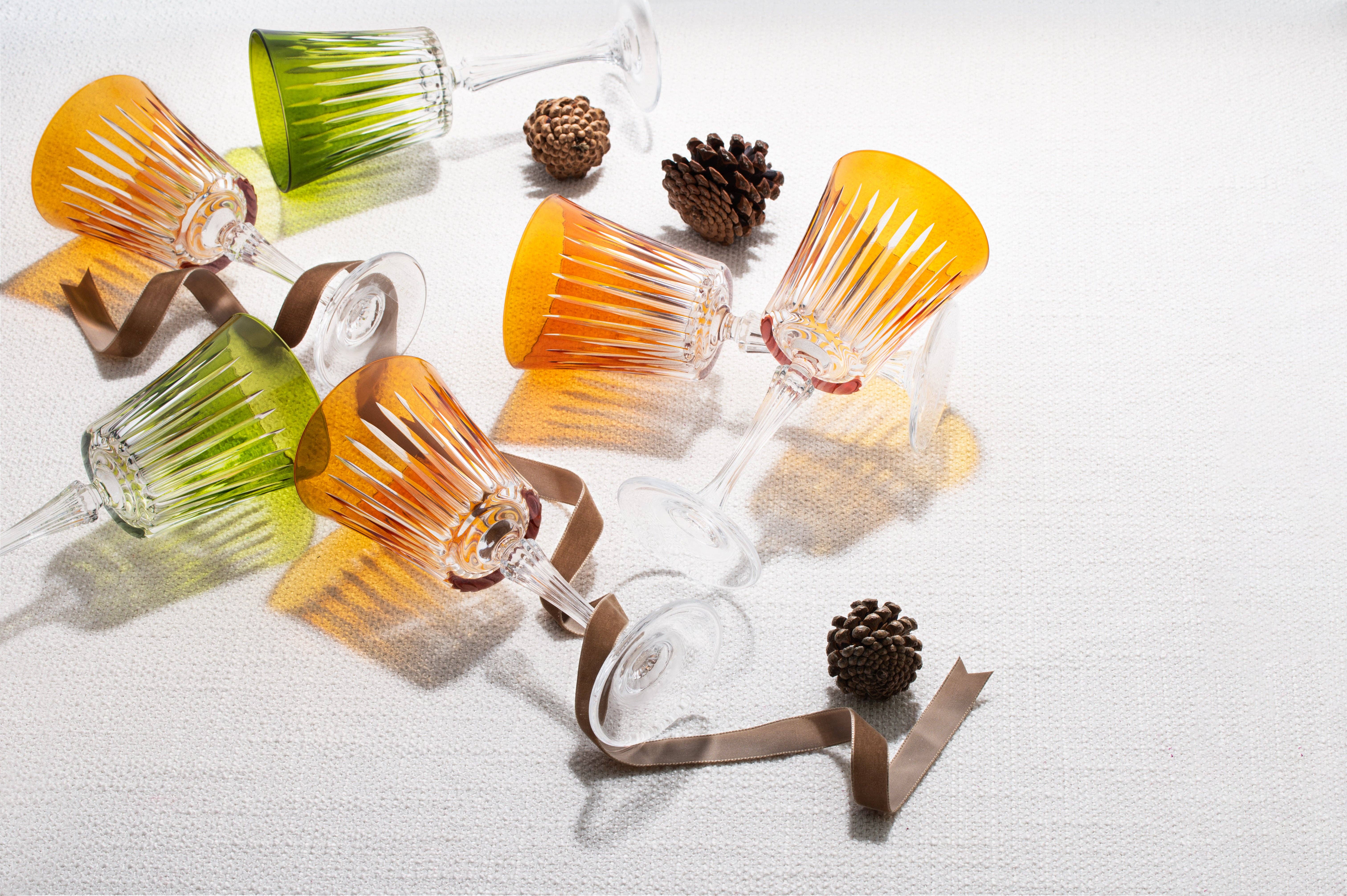 Barski - Wholesale Wine Glass - Onyx White Wine Glass Assorted, 7.5 oz. Set of 64