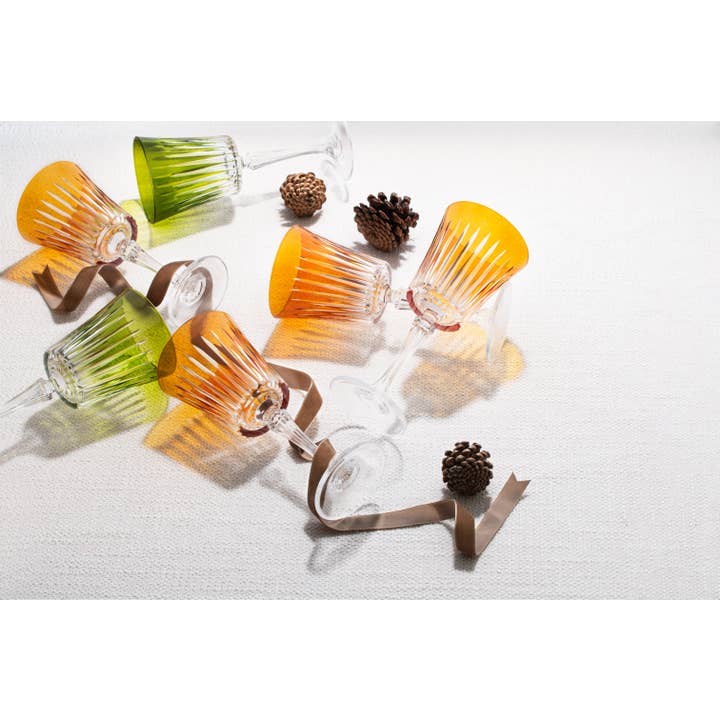 Barski - Wholesale Wine Glass - Onyx White Wine Glass Assorted, 7.5 oz. Set of 64