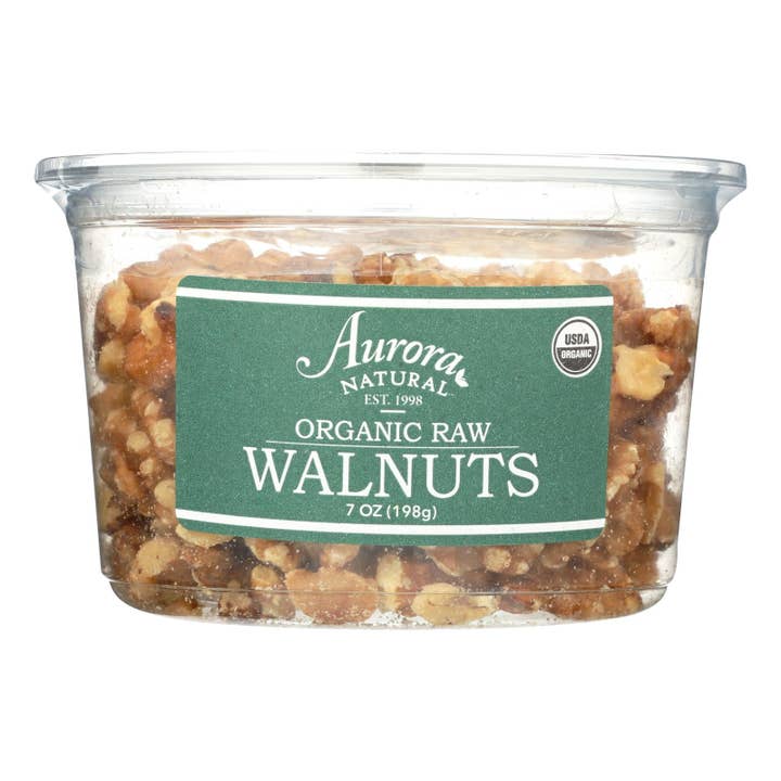 Ware Spark - Wholesale Nuts - Aurora Natural Products - Organic Raw Walnuts - Case Of 12 - 7 Oz.