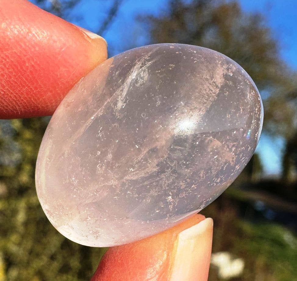 Elf Kendal Hippies - Wholesale Spiritual Stone/Crystal - Rose Quartz mini tumble 1-3cm pink quartz tumbles Love stone4