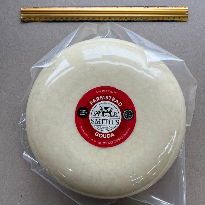 Traditional Gouda, 10 Lb. Wheel, raw milk for wholesale by Smith's Country Cheese