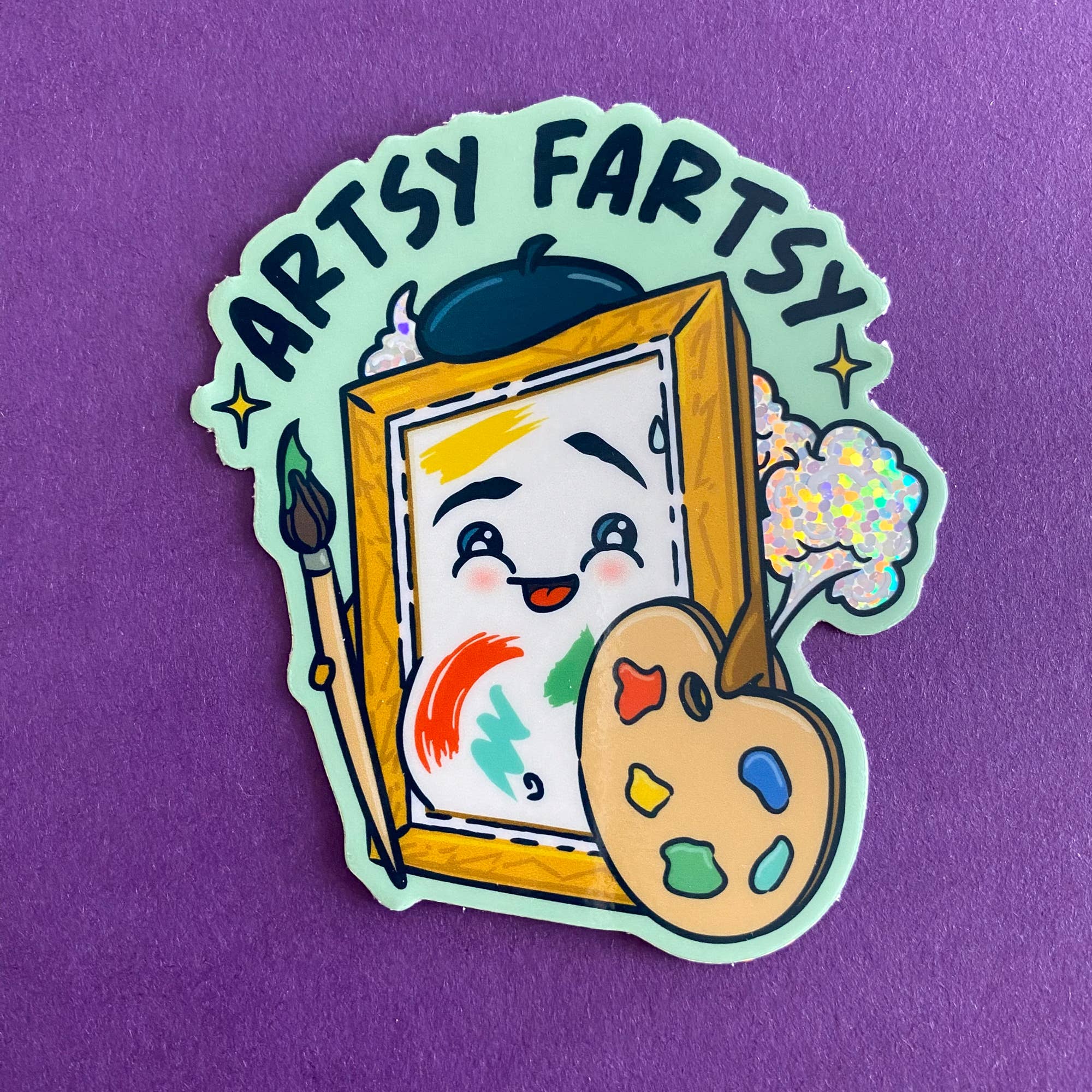 The Paint Sesh - Wholesale Sticker - Artsy Fartsy Sticker | Artist Accessory | Art Decal 3