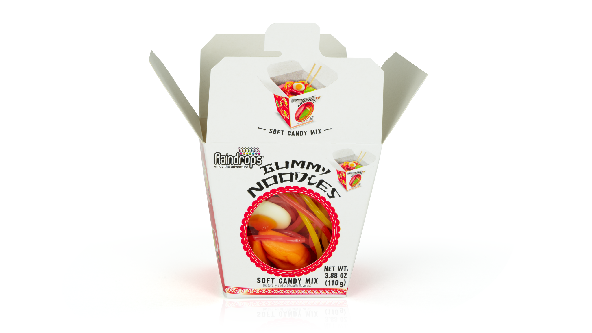 Grandpa Joe's Candy Shop - Wholesale Gummy - Raindrops Gummi Noodles, 3.88oz, 12ct Case3