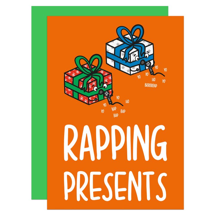 TeePee Creations - Vendita all'ingrosso Biglietti di auguri di Natale - Confezione di biglietti di parole natalizi (x10)5