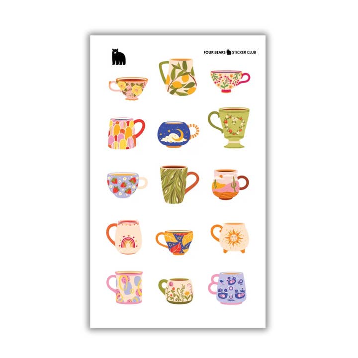 Brew-Tea-Full voor wholesale door Four Bears Sticker Club