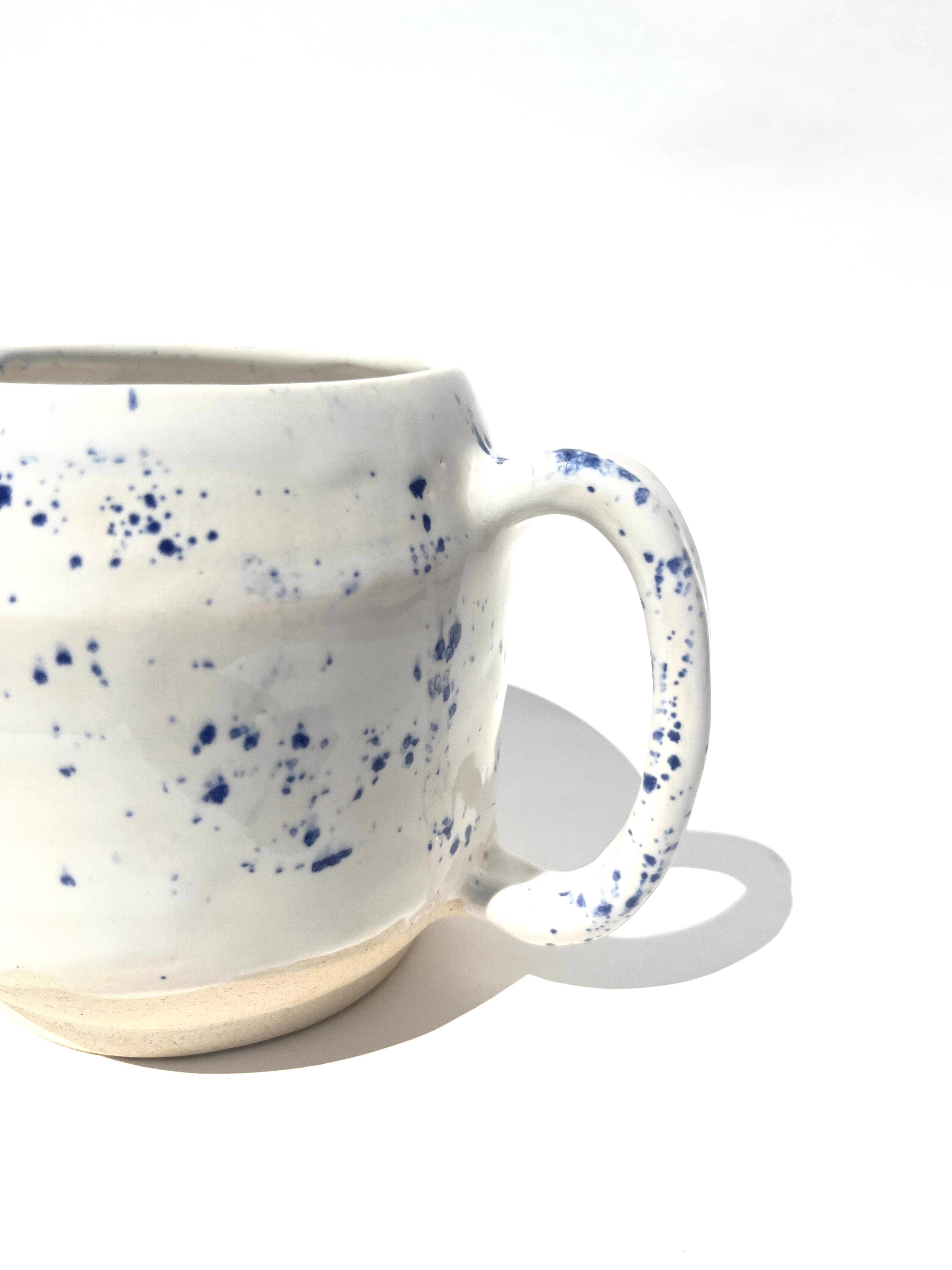 Ninth House Goods - Wholesale Pitcher - Blue Splatterware Pitcher1