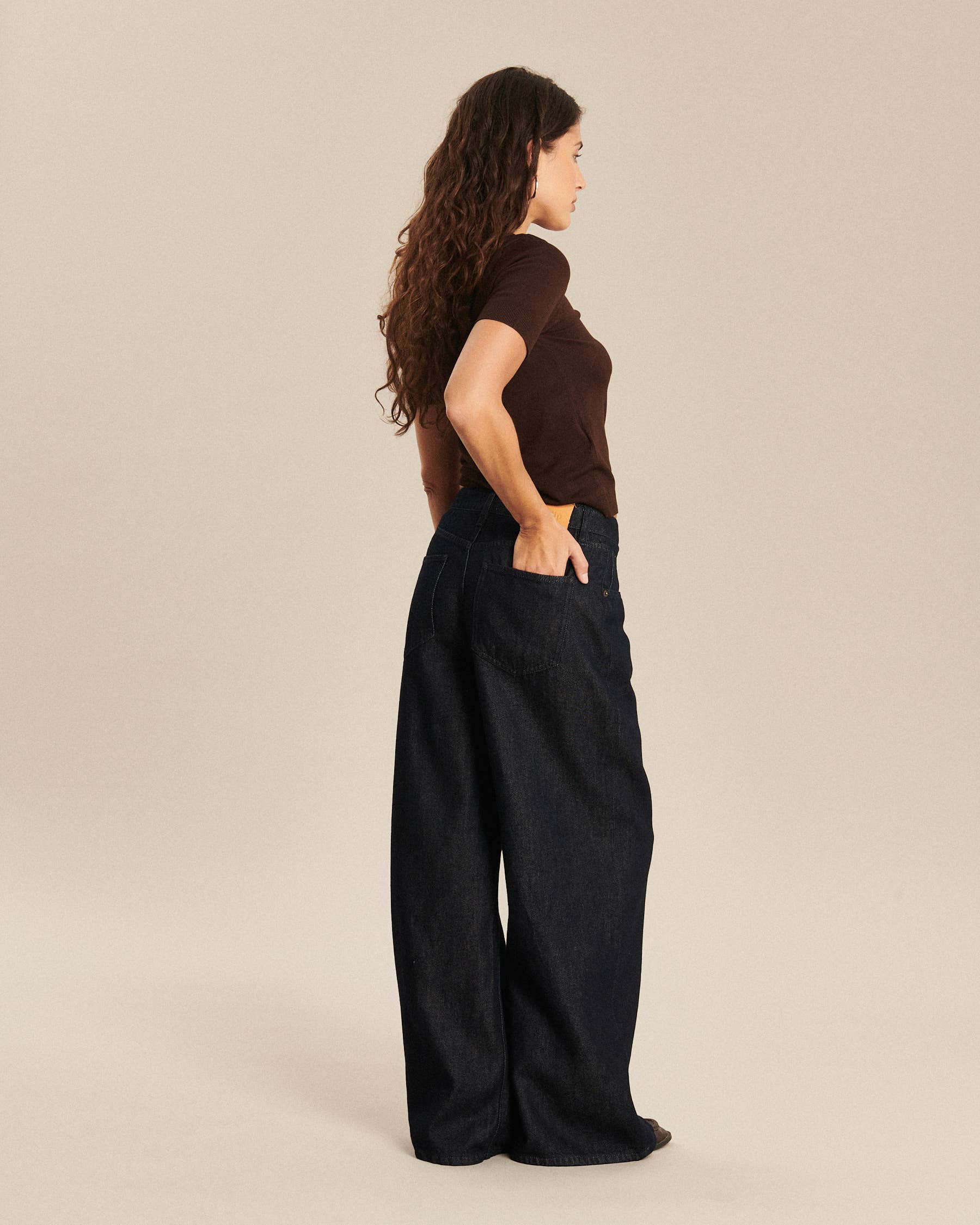 LABDIP - Wholesale Jeans - Women's - VERA RAW TENCEL DENIM - LOOSE TENCEL JEANS2