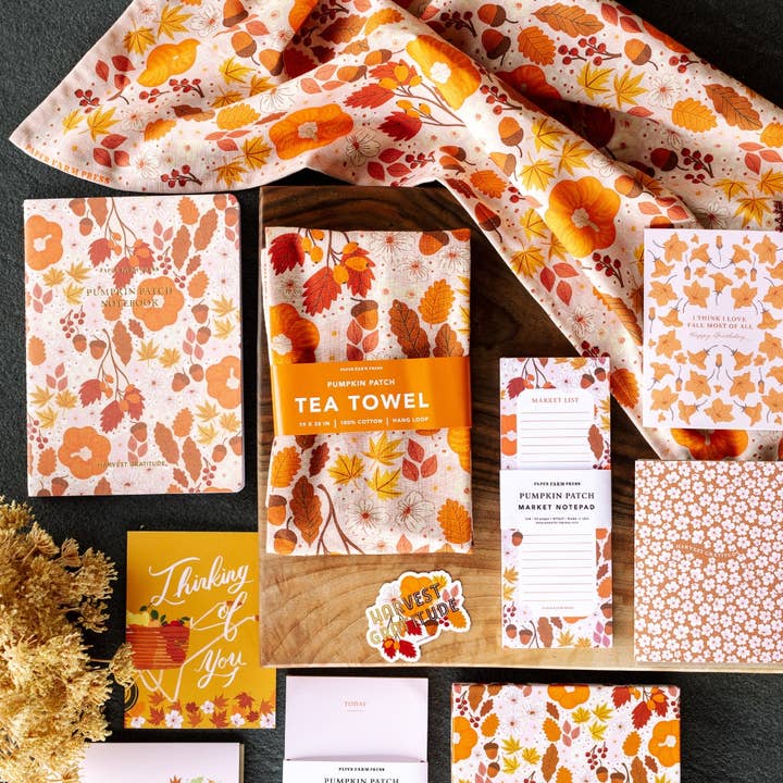 Paper Farm Press - Wholesale Notebook - Harvest Gratitude Pumpkin Patch Stitched Notebook2