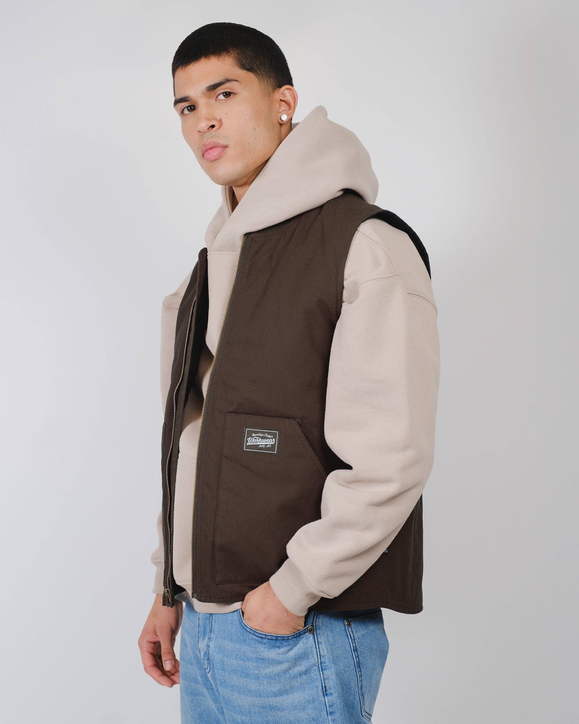 Brooklyn Cloth - Wholesale Outerwear Vest - Men's - Canvas Workwear Vest7