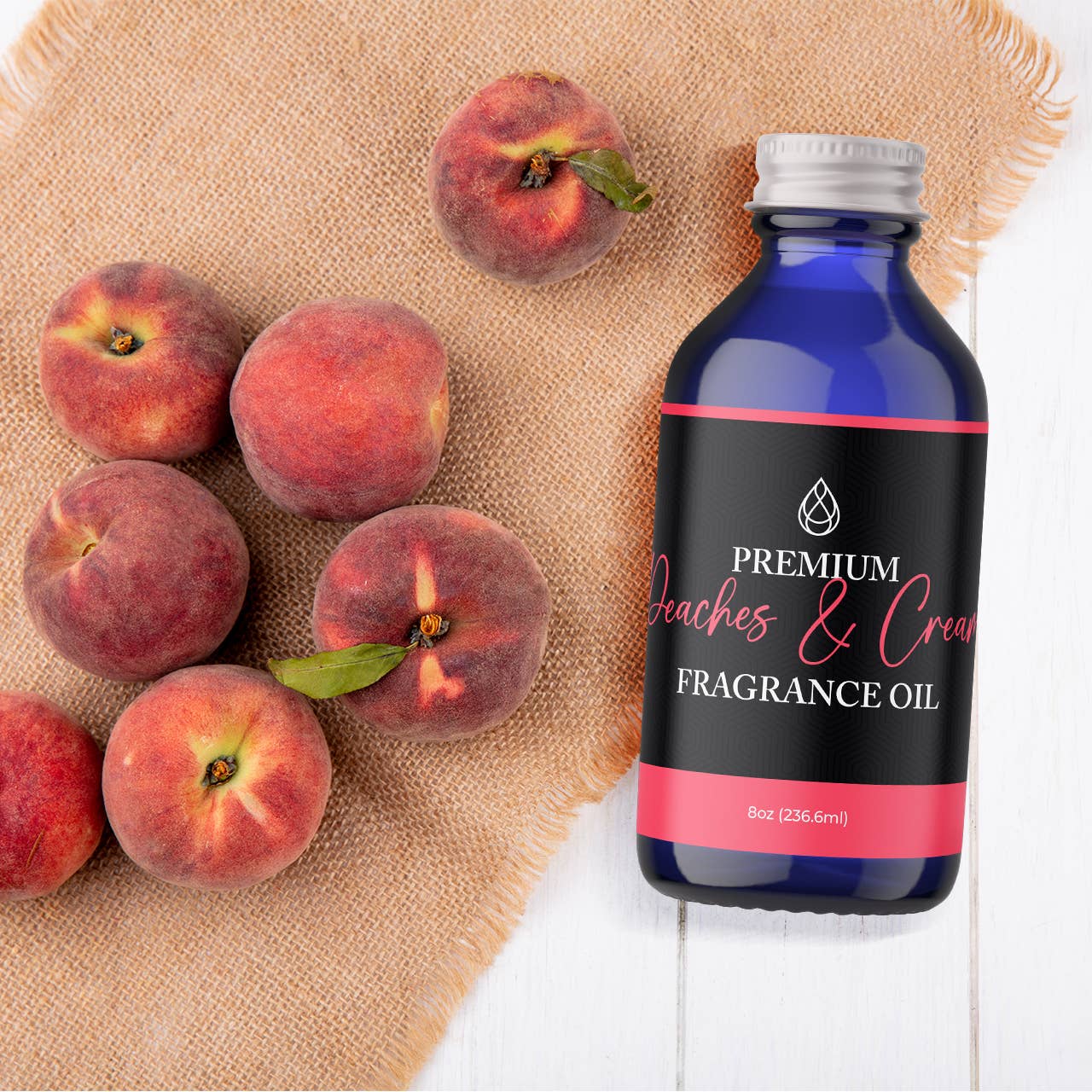 The Midwest Sea Salt Company - Vente Huile parfumée - Huile parfumée premium Pêches & Crème3