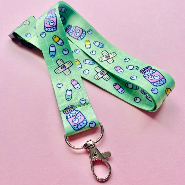 Kellylou – wholesale Lanyard – Women’s – Happy Pills Lanyard2